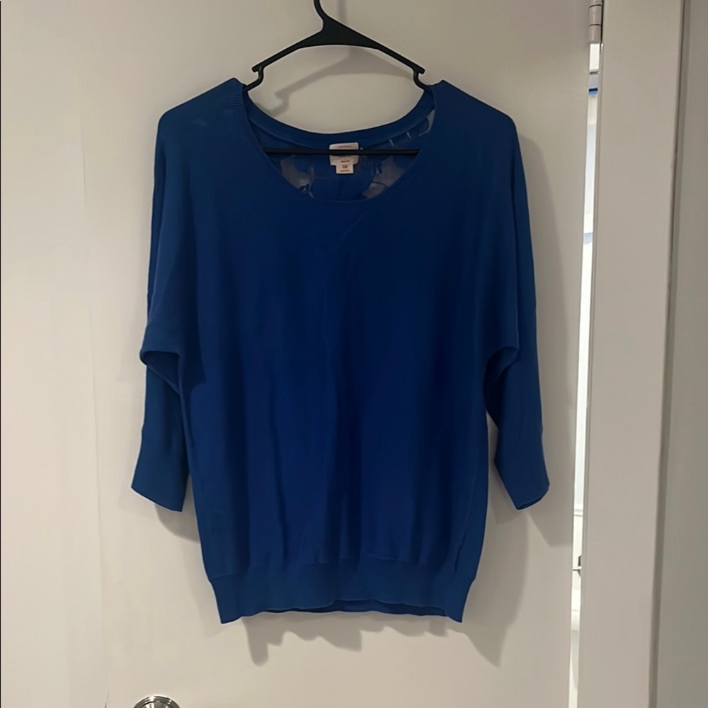Mossimo Supply Co. Blue Lace Top